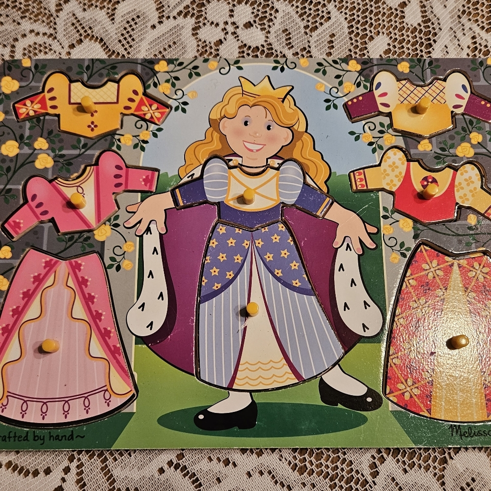 7 PUZZLES - DISNEY SHAPES - CURIOUS GEORGE - MELISSA & DOUG - NOAH'S ARK - #'S - Picture 6 of 8